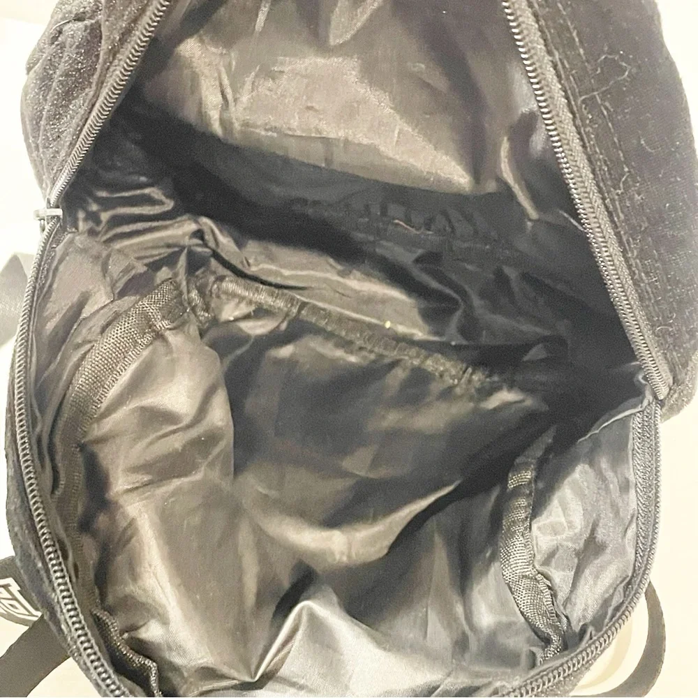 Victorias Secret‎ Pink Black Mini Suede Backpack
